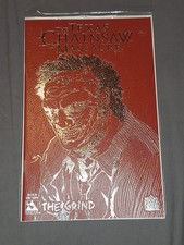 TEXAS CHAINSAW MASSACRE THE GRIND#1 RED FOIL LEATHER COVER NM
