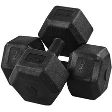 Lot de 2 haltères Hexagonales de Kit Dumbbell