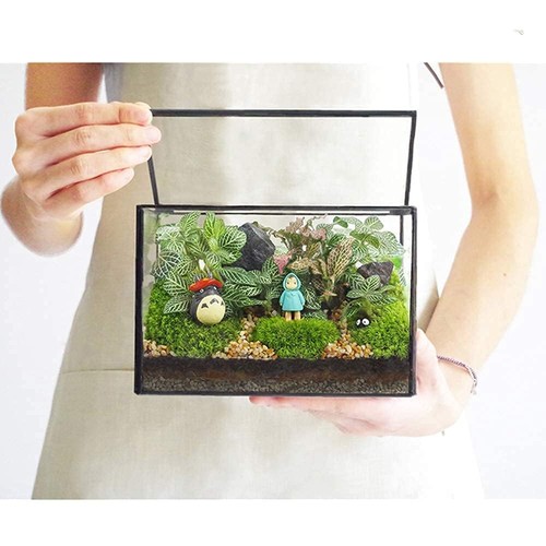 Small geometric glass - geometric,