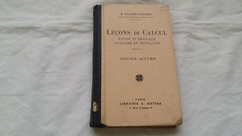 Ancien livre scolaire cours - scolaire,