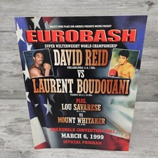 David Reid vs Laurent Boudouani Boxing Program March 6 1999 