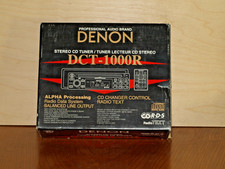 Rare Denon Dct-1000r CD Player/Am & FM Radio - Still in Original packaging.