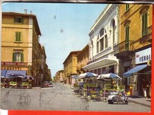 PIOMBINO POSTCARD TRAVELLED 1963 CORSO ITALY AND VESPA GIFT