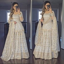 Lehenga Choli Designer Indien Bollywood Mariage Fête Vêtements Pakistanais