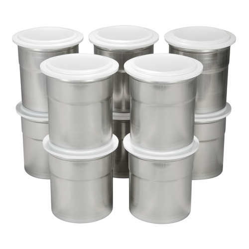 Lot gobelets à - de, 10