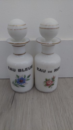 Paire flacons opaline - flacons,