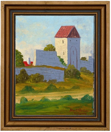 Ancien tableau huile - À, l’huile