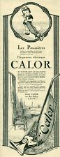Vintage Calor 1925 Electric Vacuum Cleaner Advertising from M. Cuillot Magazine