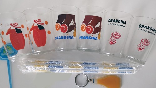 Lot verres orangina - 6,