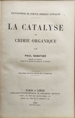 Catalyse chimie - la, en