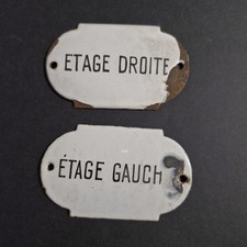 2 Anciennes Petites Plaques