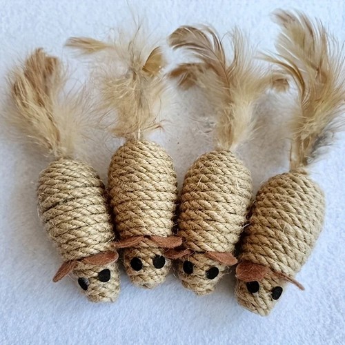 Jouet souris peluche chat - souris,