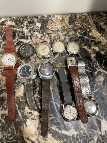 Lot montres anciennes - de, 10