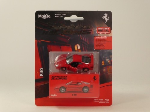 Maisto ferrari f40 rouge 1987 - maisto,