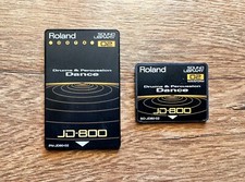Roland JD-800 Sound Library 02 Drums and Percussion Dance Cards