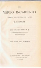 BILLOT - DE VERBO INCARNATO -