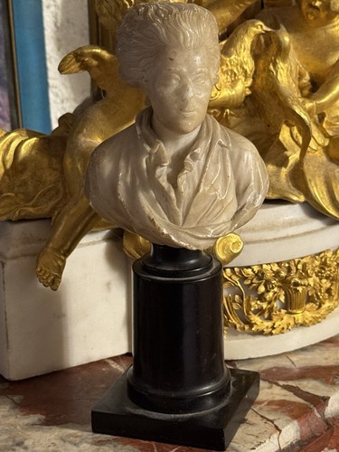 Buste albâtre xviii ème - buste,