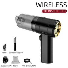 Aspirateur de voiture portable sans fil, aspirateur automatique puissant V6 D5G8