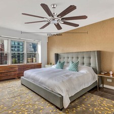 60in Ceiling Fan W/ Light and