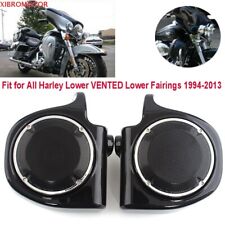 6.5"Speaker Pods Box Lower Fairing Vented For 1994-2013 Harley Touring Road King