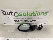 Vw Passat 2006 Ns Front Door Mirror Blue 1BS B1