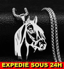 ✅ Collier Pendentif Cheval