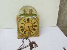 old wooden pendulum clock 1900s era