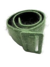 La Veste Fuzzy Belt in Green
