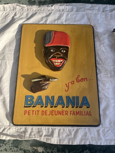 Ancienne plaque publicitaire - plaque,
