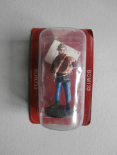 FIGURINE PLOMB Sapeur Pompier