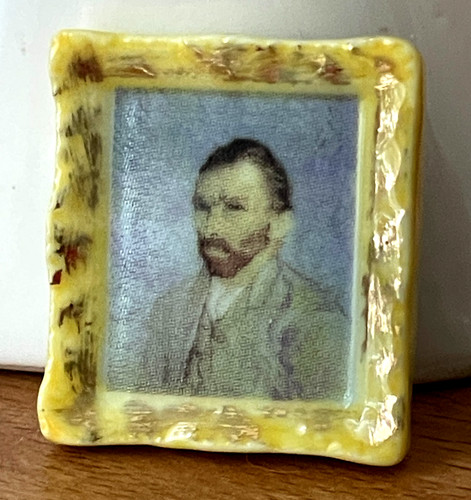 Fève tableau autoportrait - fève,
