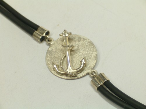 Bracelet avec ancre corde - avec,