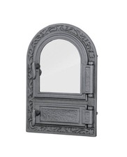 Four Fer Forgé Pizza Räuchereitür Four Kacheltür 325x485 MM