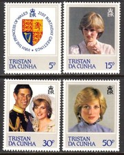 TRISTAN DA CUNHA LADY DIANA PRINCESS OF WALES 21st BIRTHDAY ROYALTY [#54]