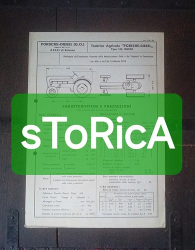 Tracteur porsche 108 junior - tracteur,