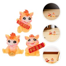  Lot de 6 figurines miniatures de chevaux en résine - Statuette de cheval du