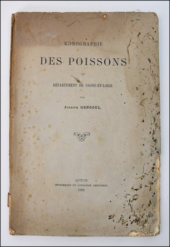 Monographie des poissons - poissons, de