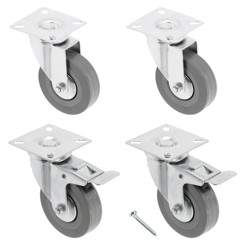 Lot roulettes pivotantes - de,