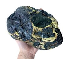 7 lb Volcanic Gray Rock w Yellow Red Green Swirls, Terrarium, Fish Tank Decor
