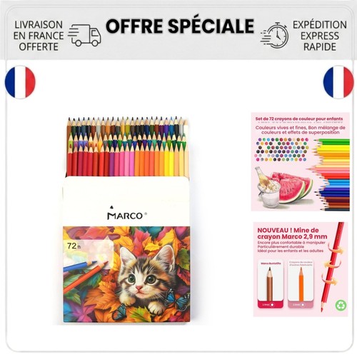 Marco crayons huile 72 - marco, l'huile