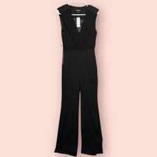 Bebe Sleeveless Black Jumpsuit