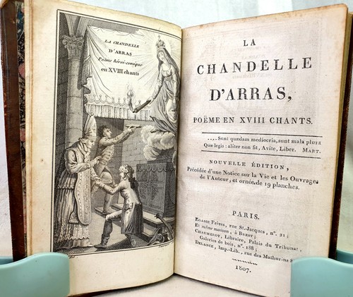Livre ancien 1807 chandelle - ancien,
