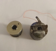 Boîtier à canette Simanco 125291 + 2 canettes Machines à coudre Singer anciennes