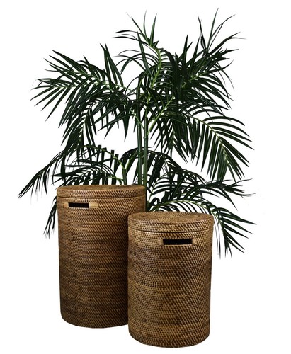 Panier linge avec couvercle - à,