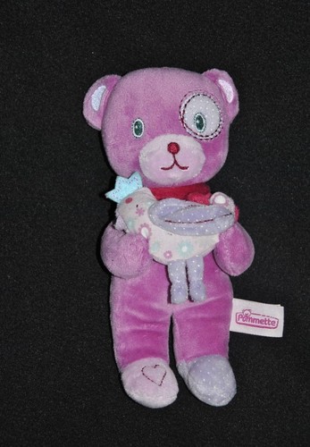 Peluche doudou ours parme - 🍀peluche,