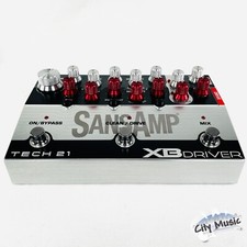 Used Tech 21 SansAmp XB Driver Bass Preamp Guitar Effects Pedal ♫
