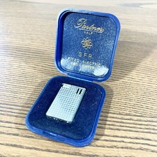 Vintage Partner Half SFR Lighter | Mini Gas Piezo in Blue Case 70s