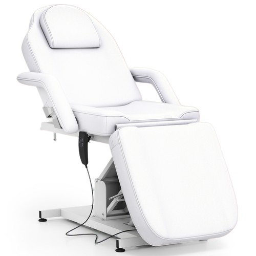 White electric facial bed - electric,