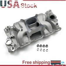 Dual Plane Aluminum Intake Manifold for Chevy Small Block 265 350 283 305 400