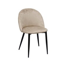 Chaise de restaurant en velours Pieds en velours noir